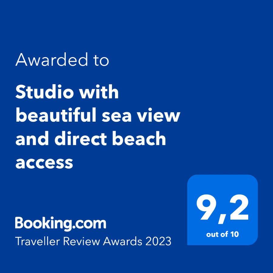 Studio With Beautiful Sea View And Direct Beach Access Κάννες Εξωτερικό φωτογραφία